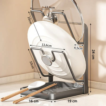 CookStand Max™ Köksställ – Håll locket stabilt och bänken renare