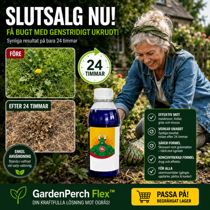 GardenClean Flex™  Få bort envisa ogräs på bara 24 timmar!