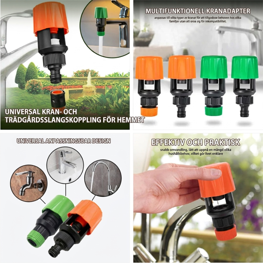 FlexFlow™ – Universell Kökskransadapter med 360° Rotation