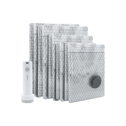 TravelSpace Max™ Kompressionspåsar – Trådlös vakuumpump för smart packning