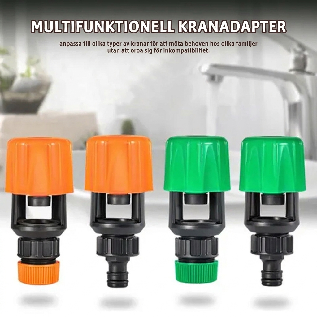 FlexFlow™ – Universell Kökskransadapter med 360° Rotation