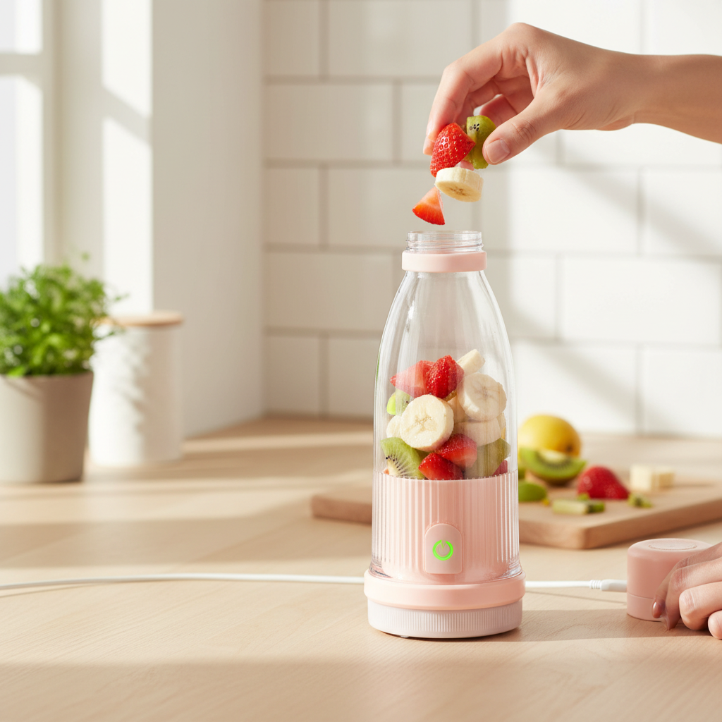 FreshJuice Go™ Bärbar Blender  Fräscha smoothies och juicer – när som helst, var som helst|