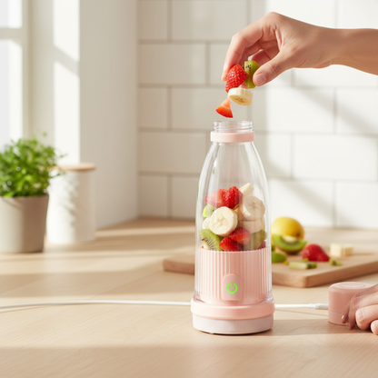 FreshJuice Go™ Bärbar Blender  Fräscha smoothies och juicer – när som helst, var som helst|