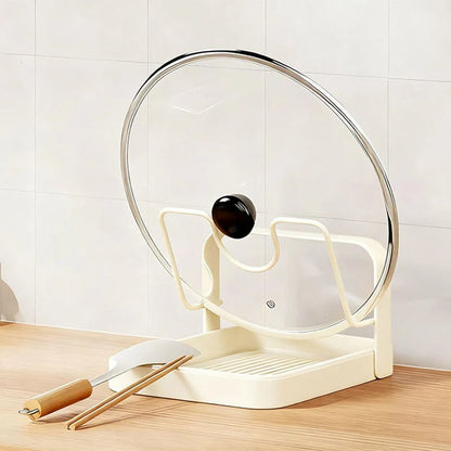 CookStand Max™ Köksställ – Håll locket stabilt och bänken renare