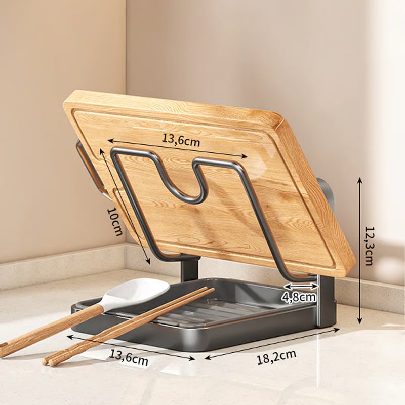 CookStand Max™ Köksställ – Håll locket stabilt och bänken renare