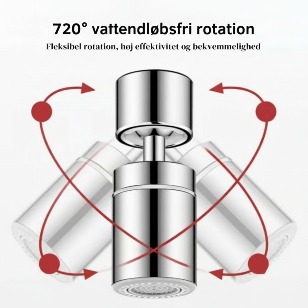 FlexiStrøm | 360-Graders Vattenkran