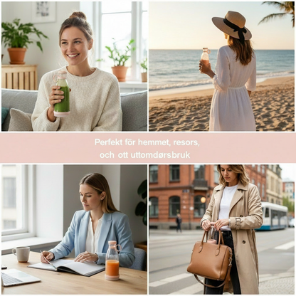 FreshJuice Go™ Bärbar Blender  Fräscha smoothies och juicer – när som helst, var som helst|