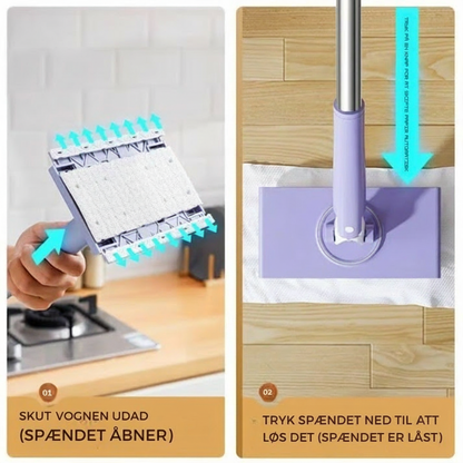 Rengöringsklips | Handsfree Automatisk Mopp
