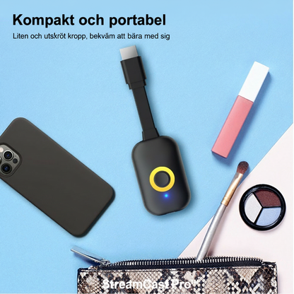 StreamCast Pro™ Trådlös Skärmspegling – Större bild, direkt på din TV