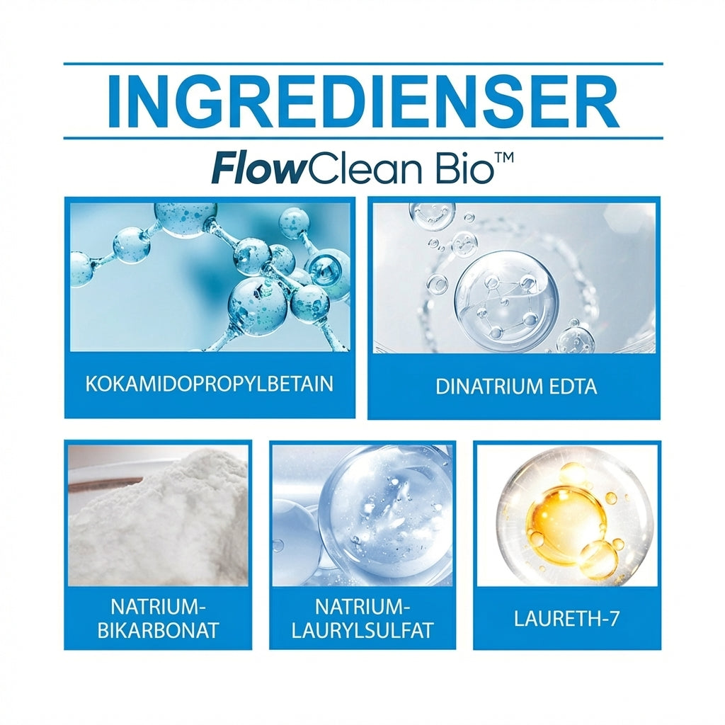 FlowClean Bio™ Gootsteenrengöring – Snabb och skonsam rengöring hemma