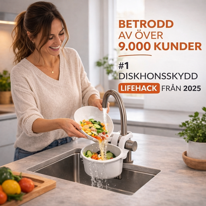 DrainCatch Pro™ Köksfilter – Fånga upp matrester enkelt varje dag