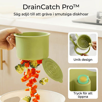 DrainCatch Pro™ Köksfilter – Fånga upp matrester enkelt varje dag