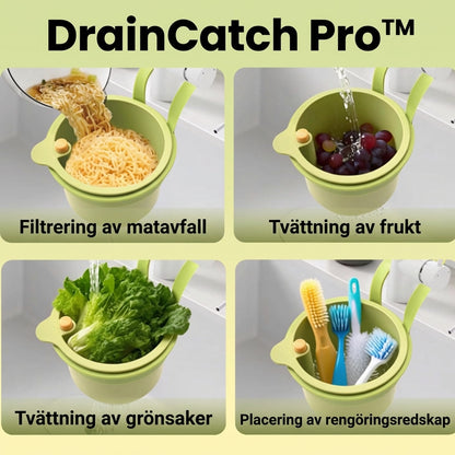 DrainCatch Pro™ Köksfilter – Fånga upp matrester enkelt varje dag