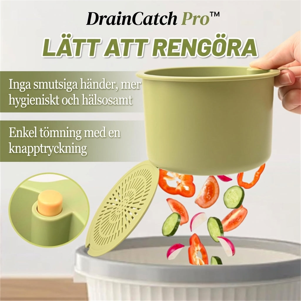 DrainCatch Pro™ Köksfilter – Fånga upp matrester enkelt varje dag