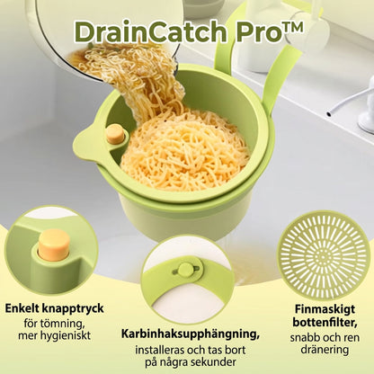 DrainCatch Pro™ Köksfilter – Fånga upp matrester enkelt varje dag