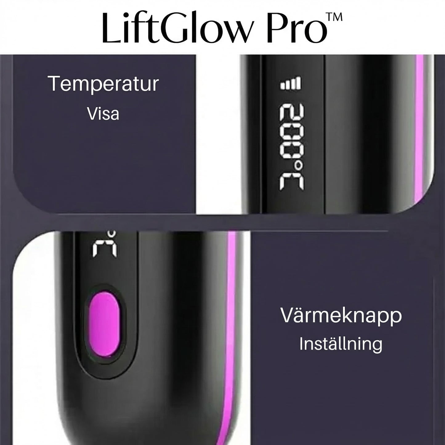 LiftGlow Pro™ Stylingborste – Snabb volym och glans utan att slita på håret