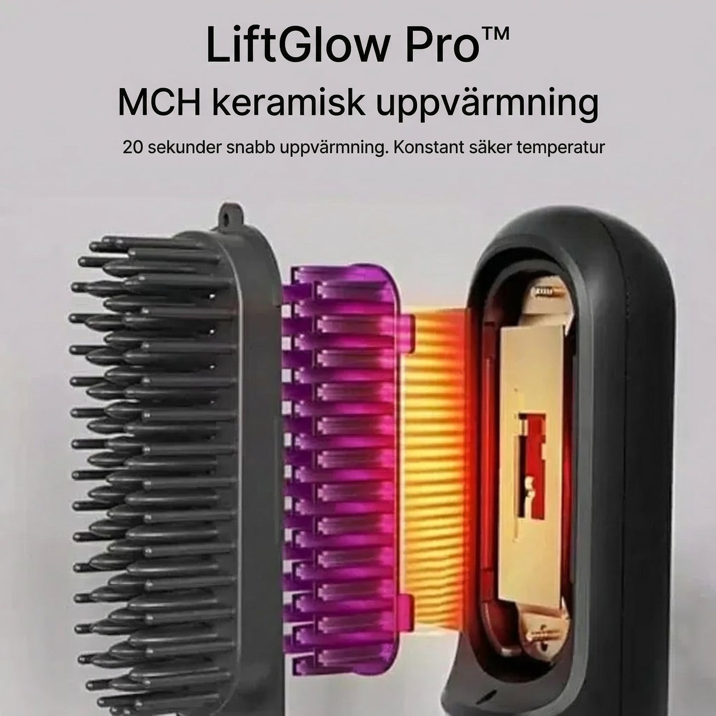 LiftGlow Pro™ Stylingborste – Snabb volym och glans utan att slita på håret