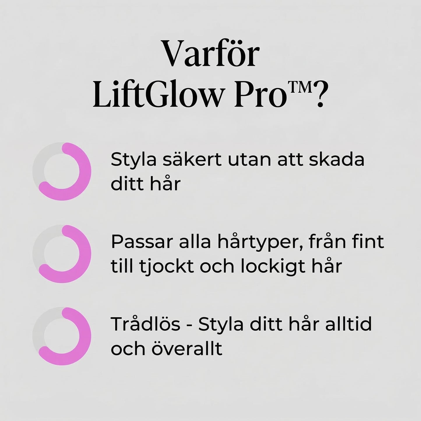 LiftGlow Pro™ Stylingborste – Snabb volym och glans utan att slita på håret
