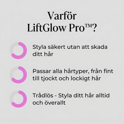 LiftGlow Pro™ Stylingborste – Snabb volym och glans utan att slita på håret
