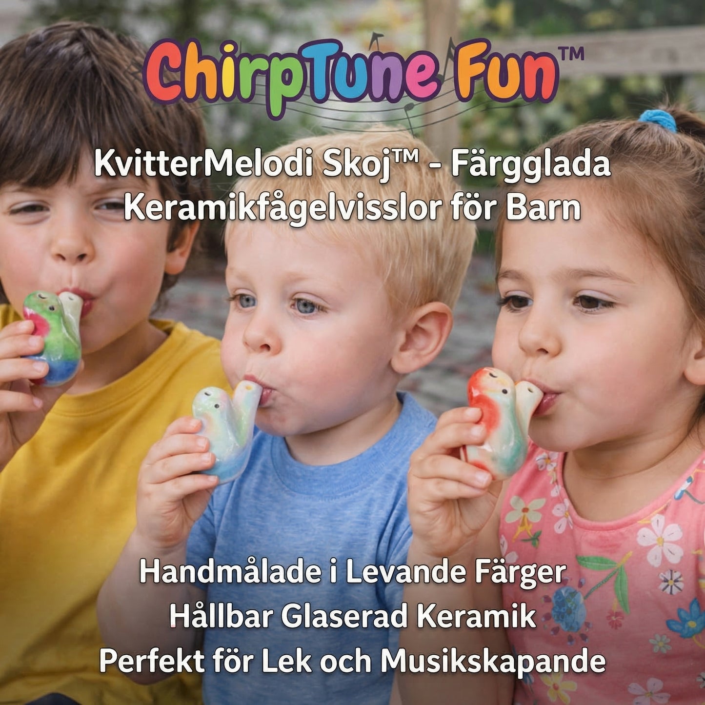 ChirpTune Fun™ Keramisk Vattenflöjt – Skapa glada stunder med realistiska fågelläten