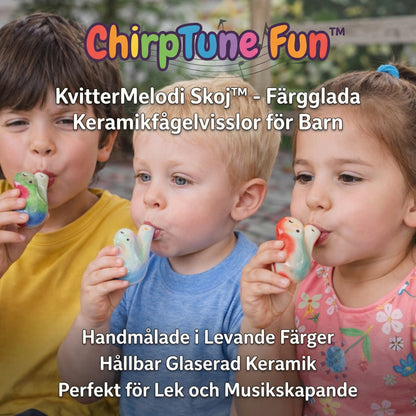 ChirpTune Fun™ Keramisk Vattenflöjt – Skapa glada stunder med realistiska fågelläten