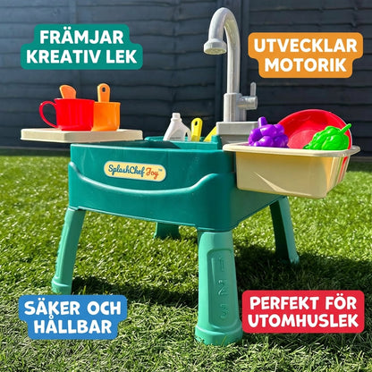 SplashChef Joy™ Lekkök med Magisk Kran – Kreativ vattenlek för små upptäckare