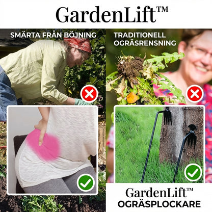 GardenLift™ Ogräsverktyg – Smidigare rensning med bättre stöd för ryggen