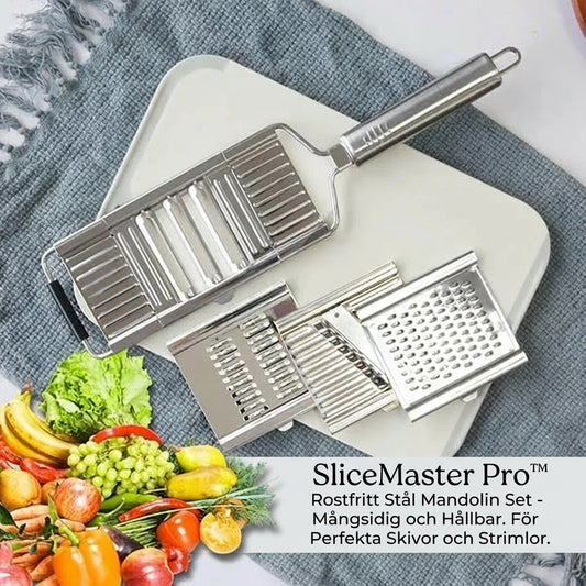 SliceMaster Pro™ Grönsaksskärare – Snabbare matlagning med smarta blad