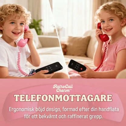 RetroCall Charm™ Telefonlur – Klassisk stil för bekvämare samtal