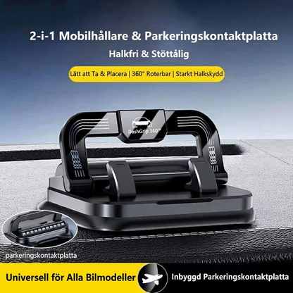 DashGrip 360™ Bilhållare – Säker mobilvisning och enkel navigation i bilen