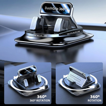 DashGrip 360™ Bilhållare – Säker mobilvisning och enkel navigation i bilen
