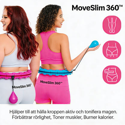 MoveSlim 360™ Hula Hoop – Enkel träning hemma med justerbar passform