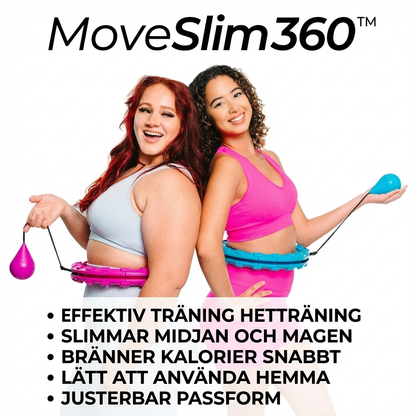 MoveSlim 360™ Hula Hoop – Enkel träning hemma med justerbar passform