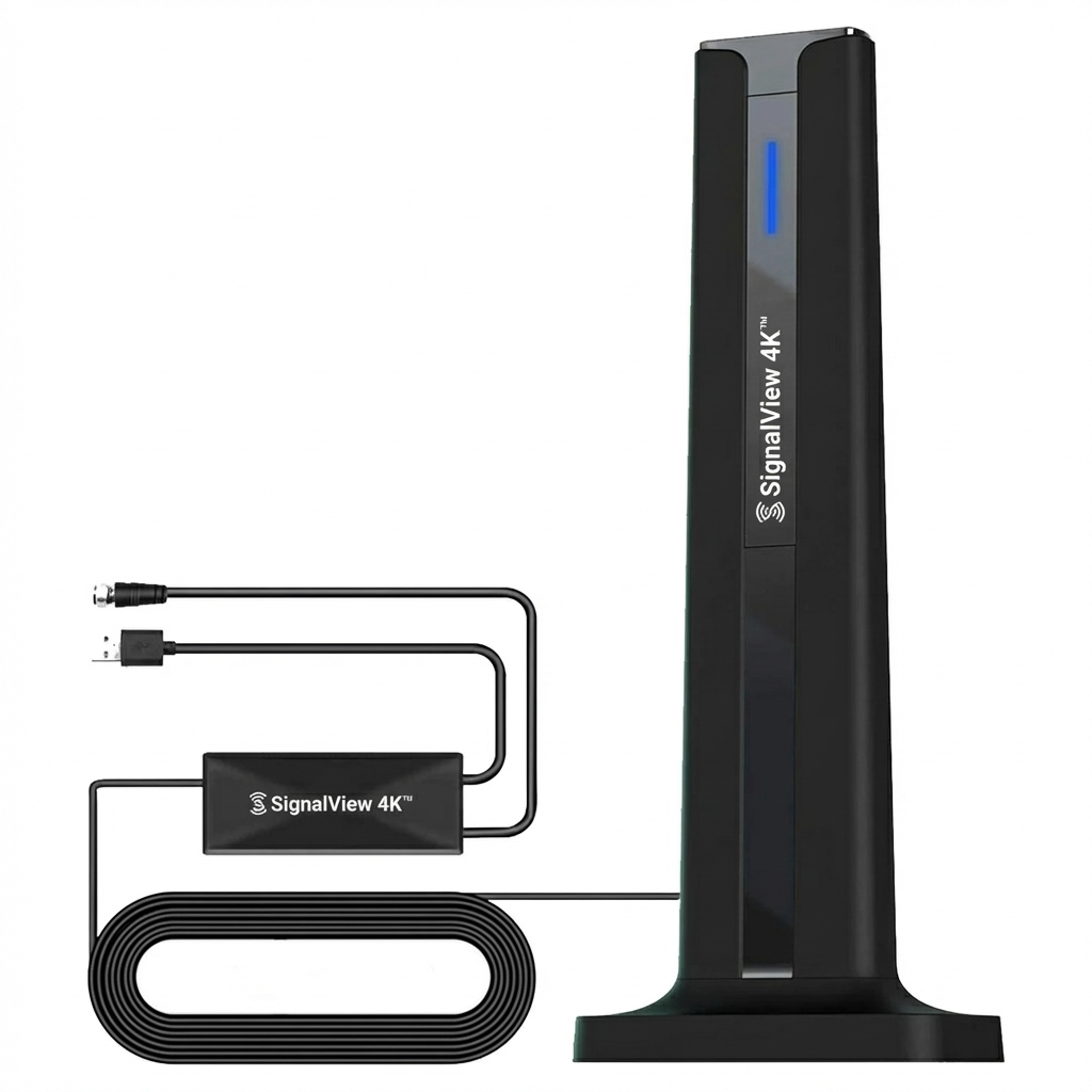 SignalView 4K™ TV-Antenne – Få tydliga HD-kanaler utan kabel eller Wi-Fi