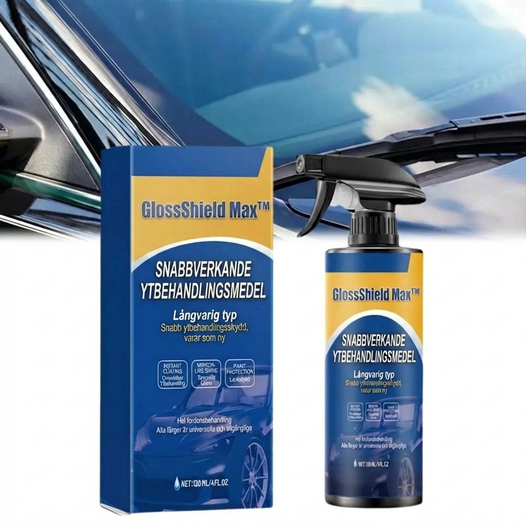 GlossShield Max™ Lackförnyare – Snabb uppfräschning och skydd för bilen