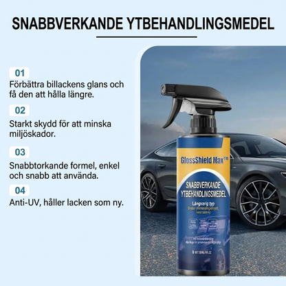 GlossShield Max™ Lackförnyare – Snabb uppfräschning och skydd för bilen