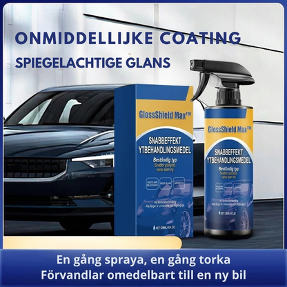GlossShield Max™ Lackförnyare – Snabb uppfräschning och skydd för bilen