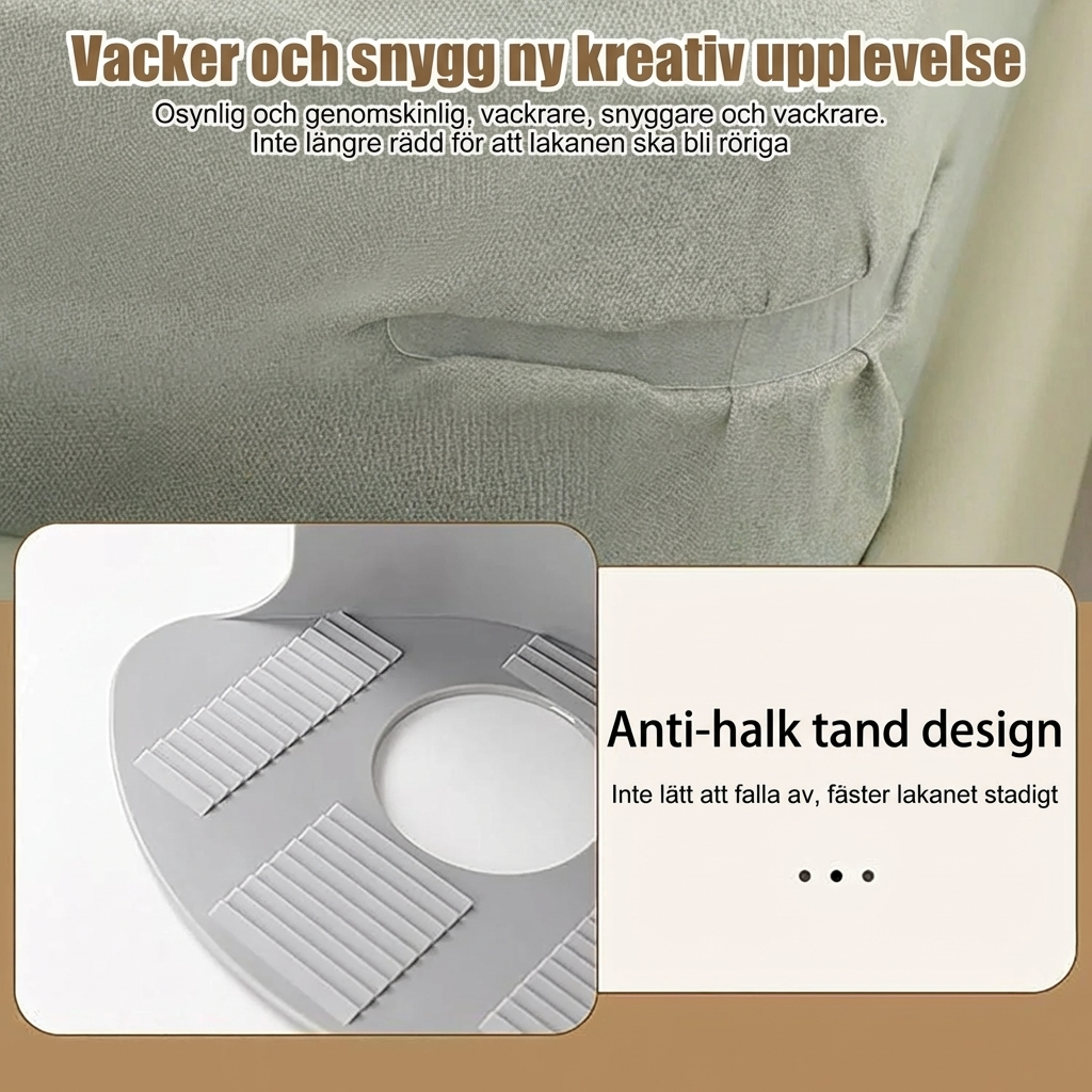 SheetLock Comfort™ Madrassfäste – Inga lösa lakan och mer sovkomfort