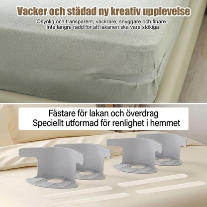 SheetLock Comfort™ Madrassfäste – Inga lösa lakan och mer sovkomfort