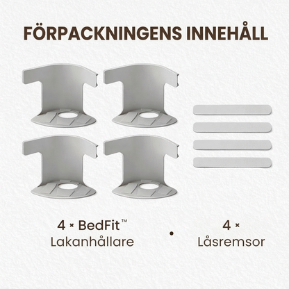 SheetLock Comfort™ Madrassfäste – Inga lösa lakan och mer sovkomfort