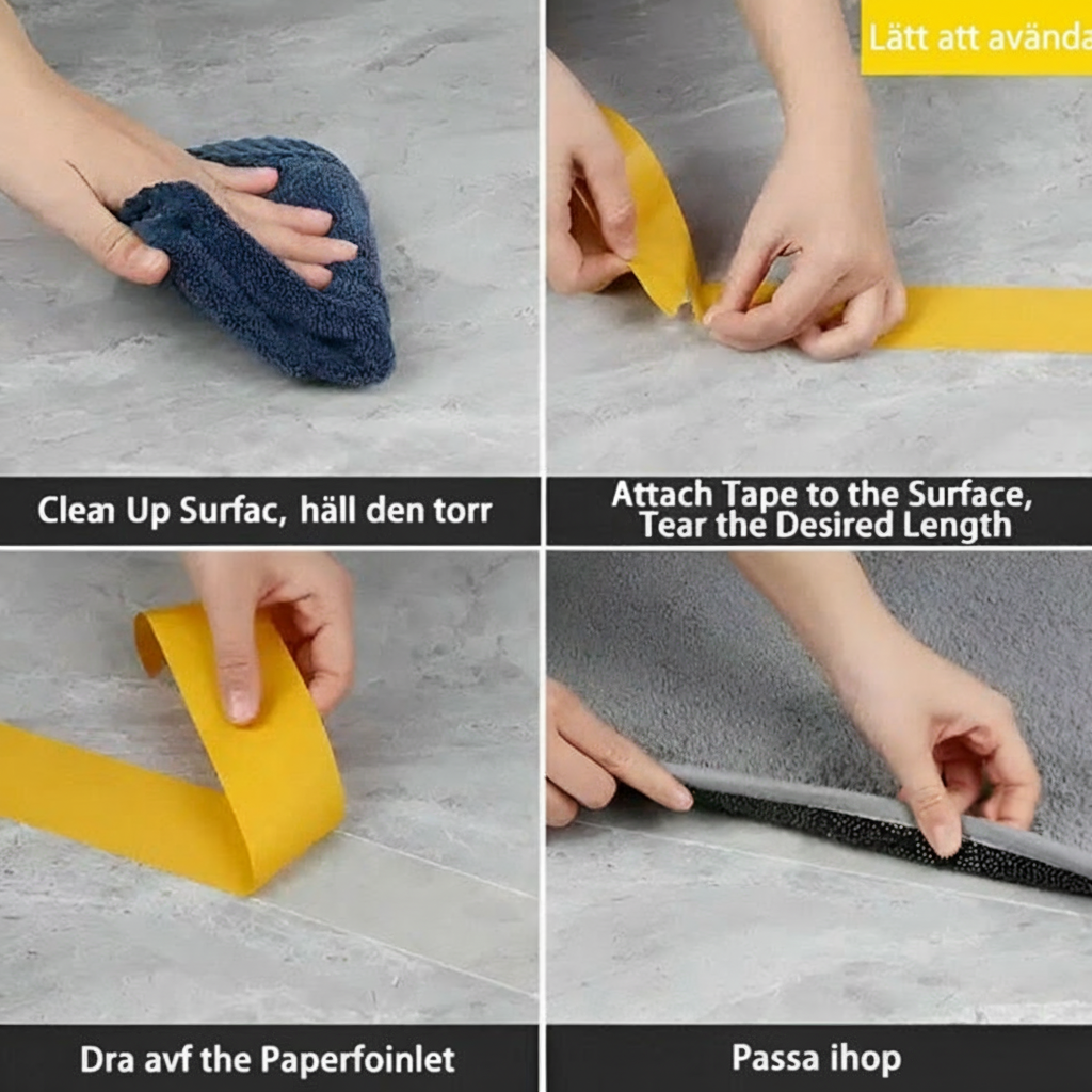 ClearHold Max™ Multifunktionstejp – Smidig upphängning för hem och DIY-projekt