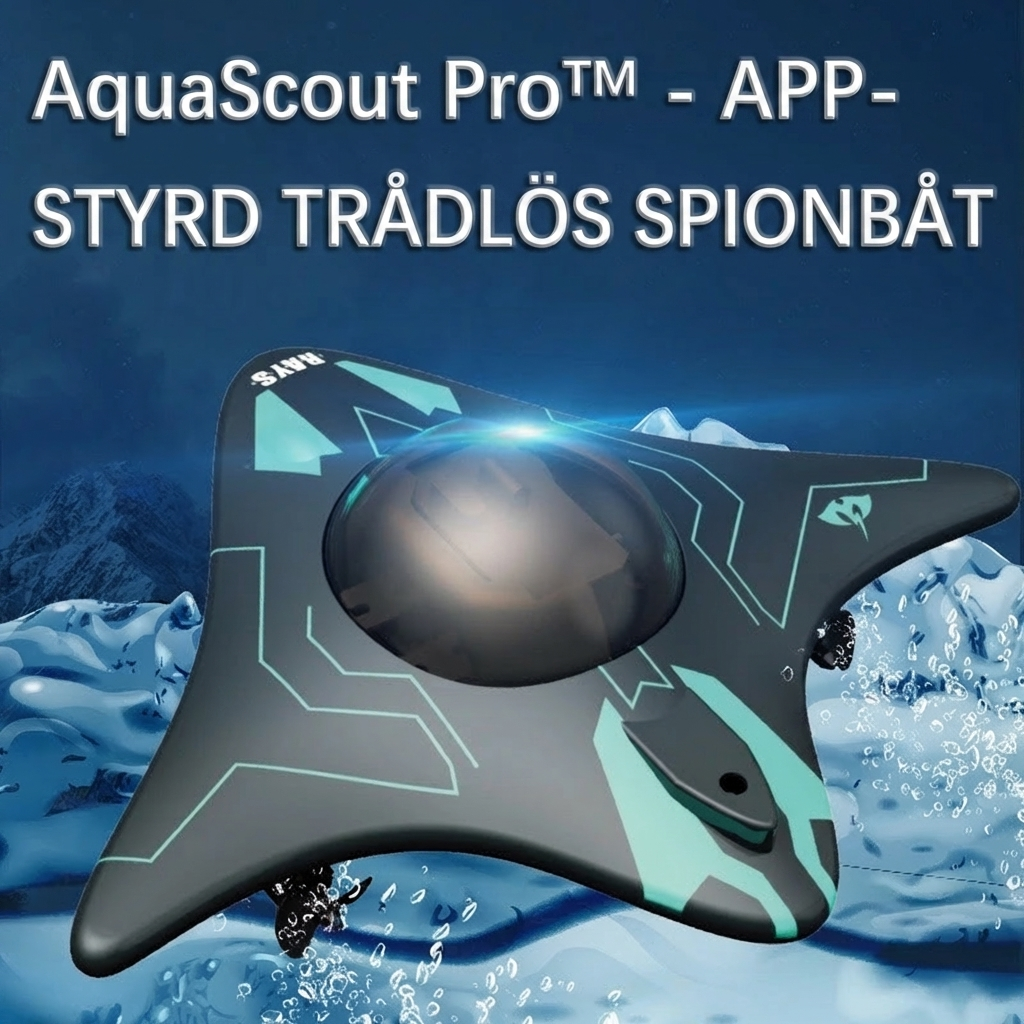 AquaScout Pro™ Ytvattendrönare – Utforska världen under ytan med klar 4K-bild