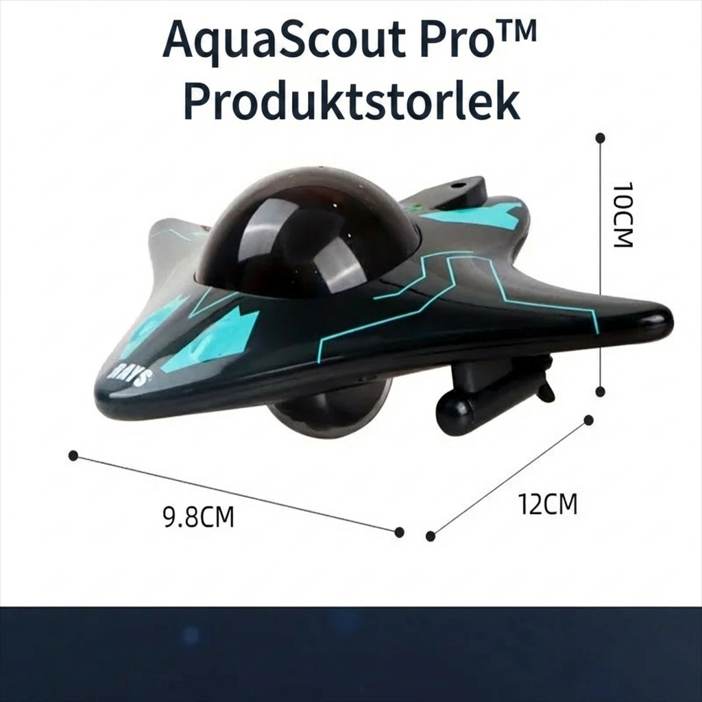 AquaScout Pro™ Ytvattendrönare – Utforska världen under ytan med klar 4K-bild