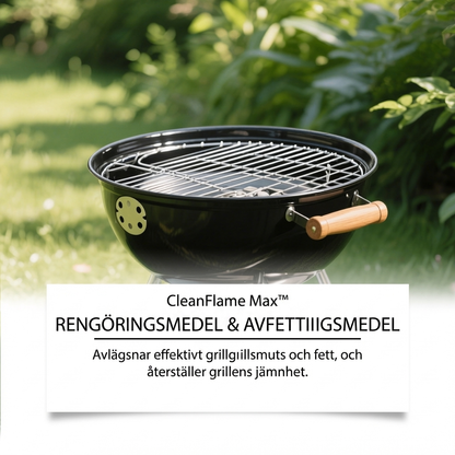 CleanFlame Max™ Fettrengöring – Kraftfull borttagning av ingrodd smuts utan hård skrubbning