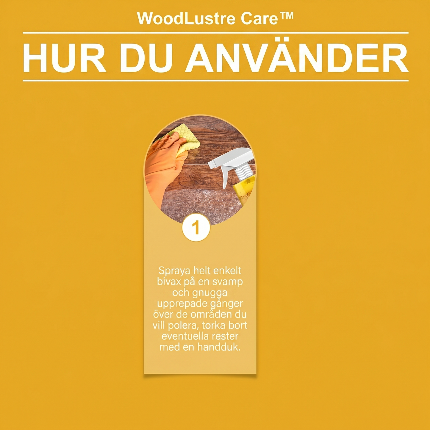 WoodLustre Care™ Polerspray – Enklare vård för trä, glans och skydd i hemmet