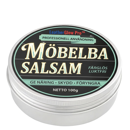 LeatherGlow Pro™ Läderpolish – Återställ glans och mjukhet på slitna läderytor