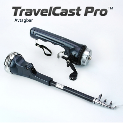 TravelCast Pro™ Teleskopfiskeset – Fiska var som helst med kompakt och smart design