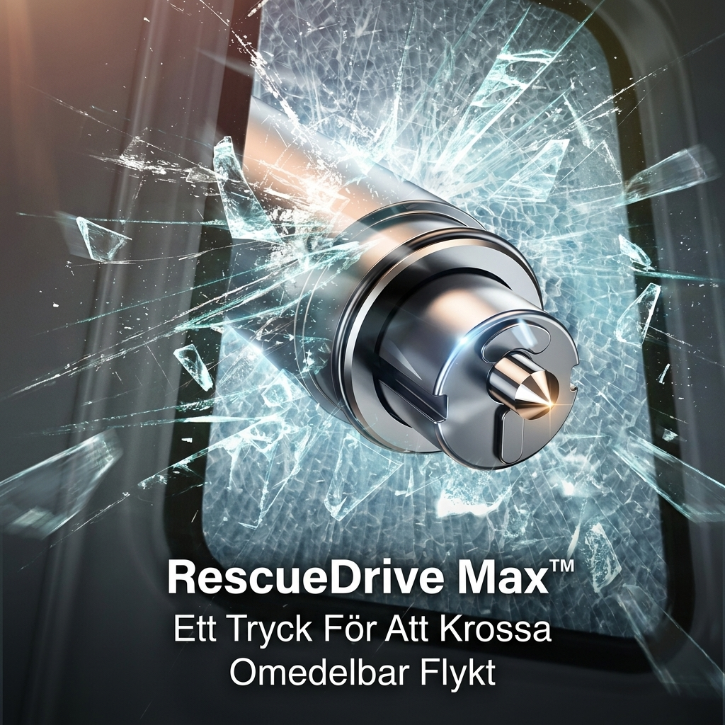 RescueDrive Max™ Bilverktyg – Praktisk trygghet med flera funktioner i ett