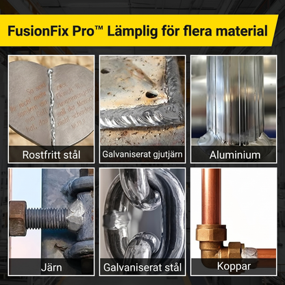 FusionFix Pro™ Lågtemperatur Svetspinne – Snabba metallreparationer utan svetsmaskin
