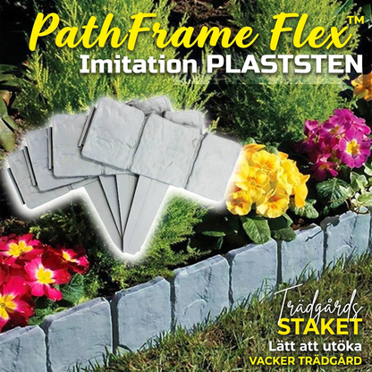 PathFrame Flex™ Trädgårdsavgränsning – Enkel formgivning för rabatter, gångar och gräs (10-pack)